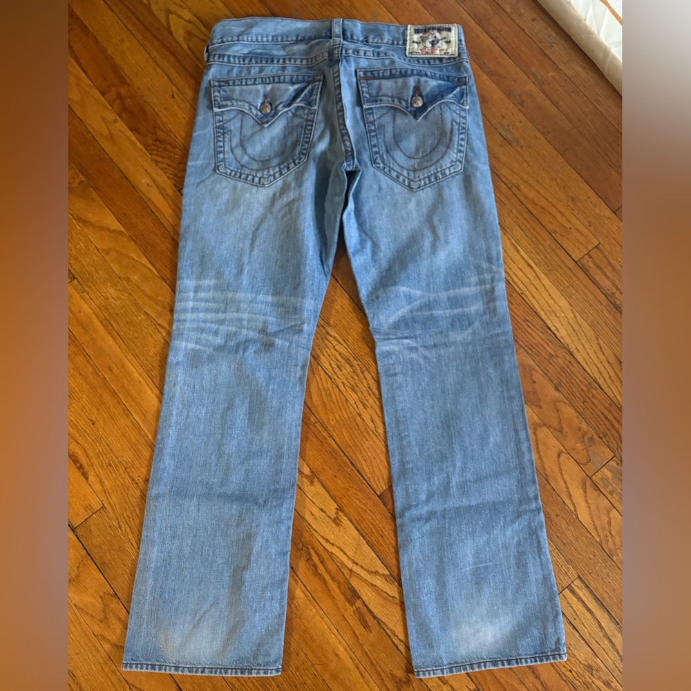 True Religion World Tour Section Straight Jeans Size 36